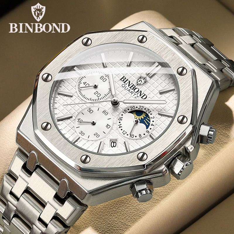 BINBOND Quality Men Watch Luxu - Patek Philippe Watch Nautilus review and price