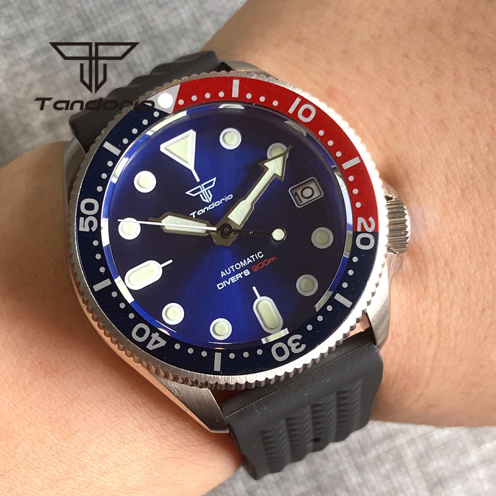 Tandorio NH35A 37mm Automatic  - Rubber Strap Diver review and price