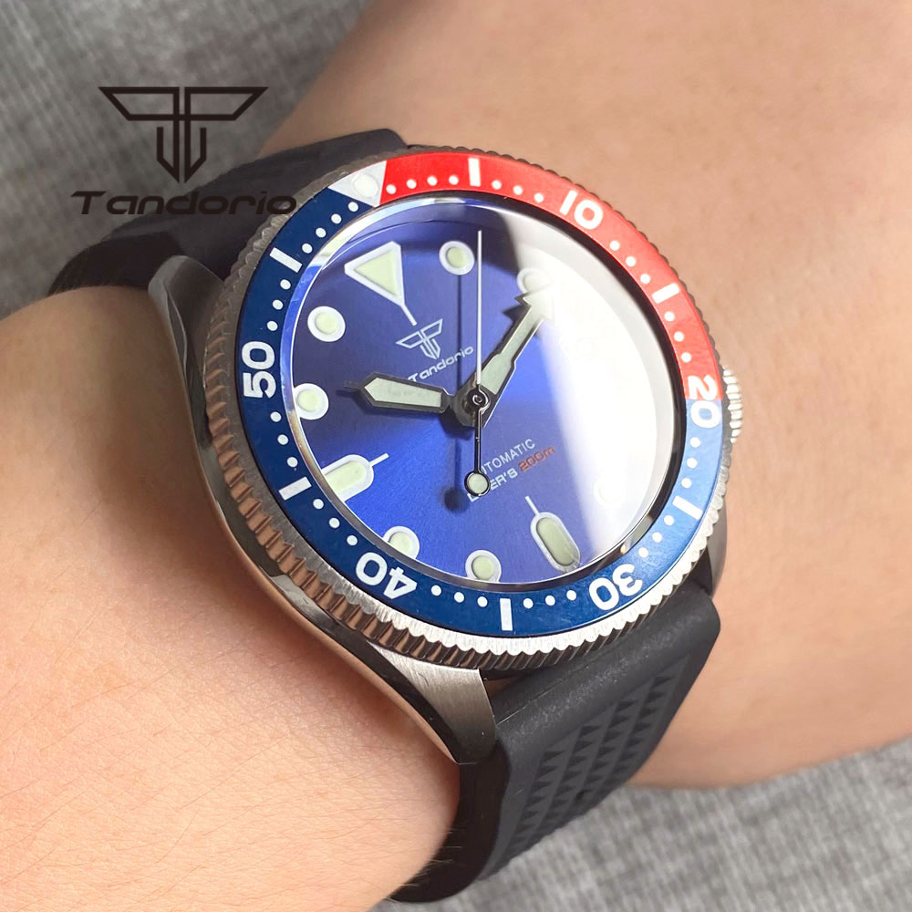 Tandorio NH35A 37mm Automatic  - Rubber Strap Diver review and price